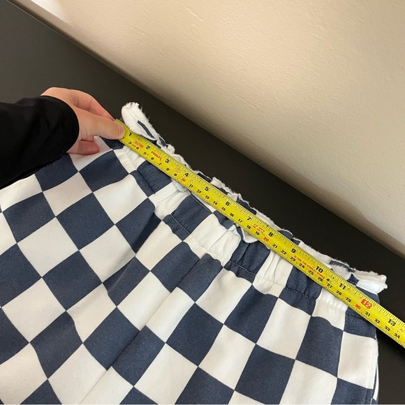 Grayson Threads Checkered Cropped Wide Leg Sweatpants - Picture 9 of 11